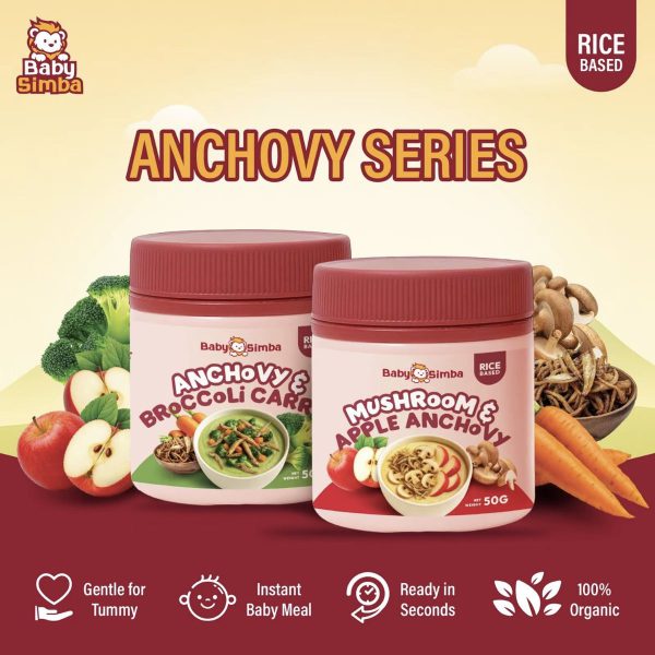 Baby Simba Anchovy Series 50g