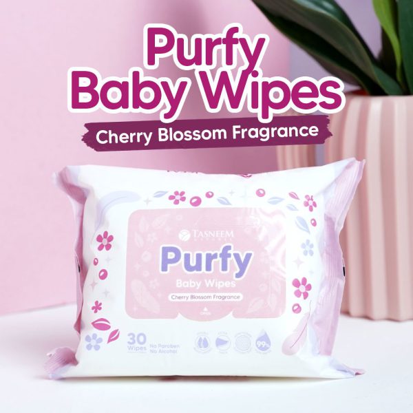 Purfy Baby Wipes Cherry Blossom